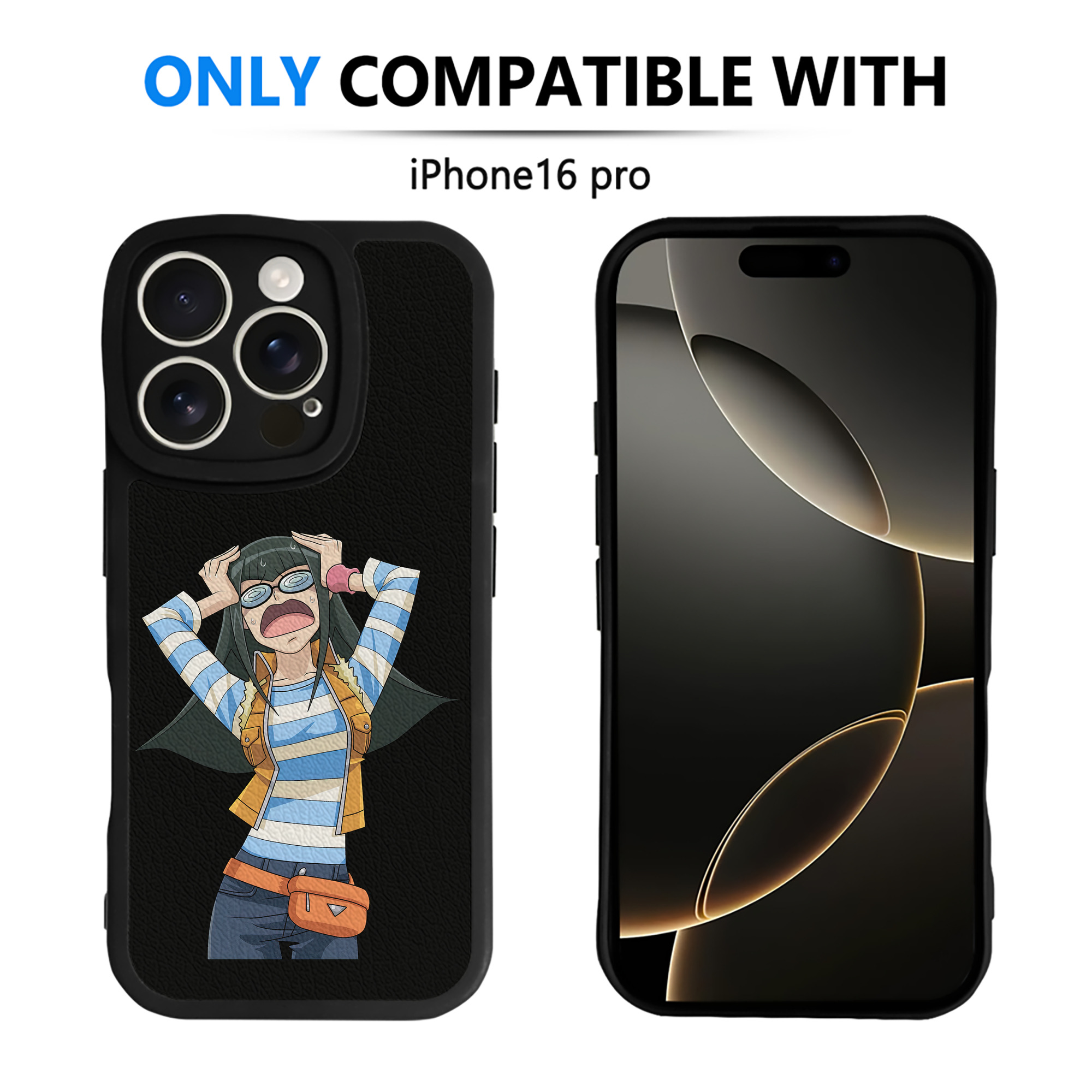 （画像用） 遊☆戯☆王 Yu-Gi-Oh! 【iPhone 16シリーズ対応】シリコンスマホケース（レザー調） 材質：シリコン
